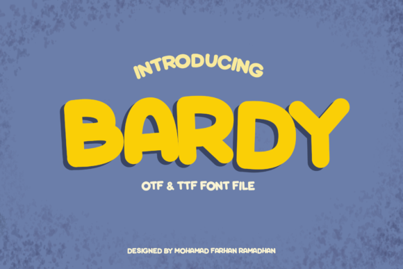 Bring Your Creative Products to Life with the Bardy Font