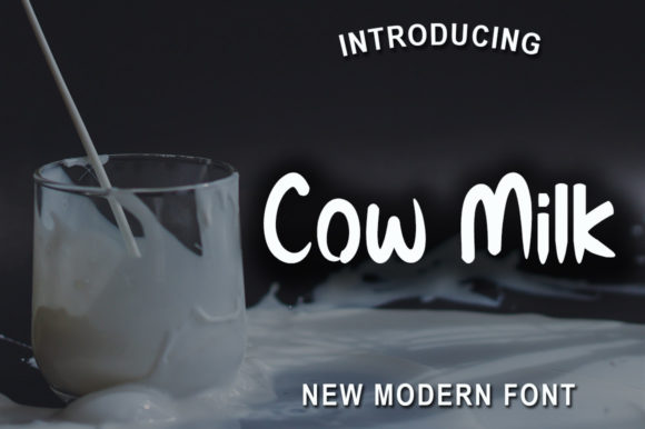 Cow Milk: A Display Font That Builds a Consistent Brand