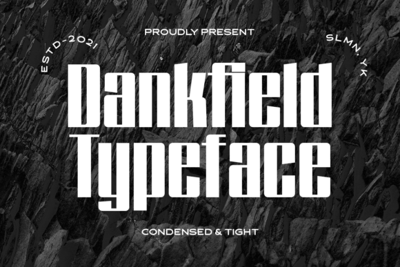 Dankfield: A Futuristic Display Font for Editorial Impact