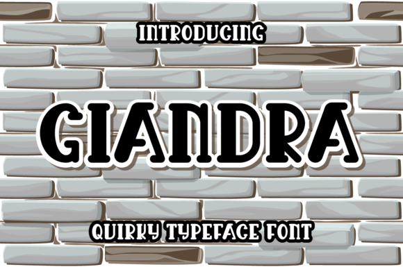 Giandra: A Display Font for Editorial Atmosphere
