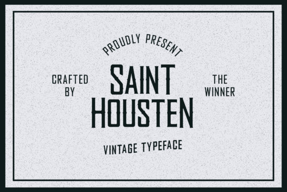 Housten: A Vintage Display Font for Editorial Impact