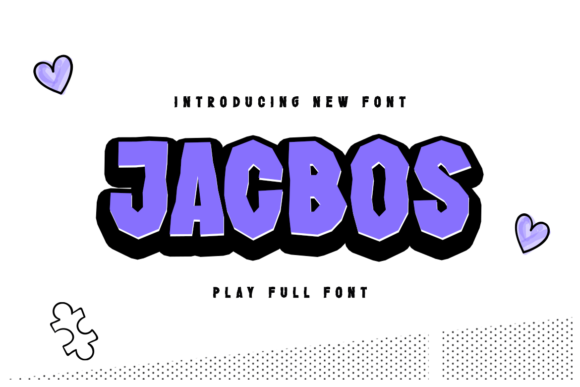 Jacbos Font: A Bold Display Typeface for Digital Branding
