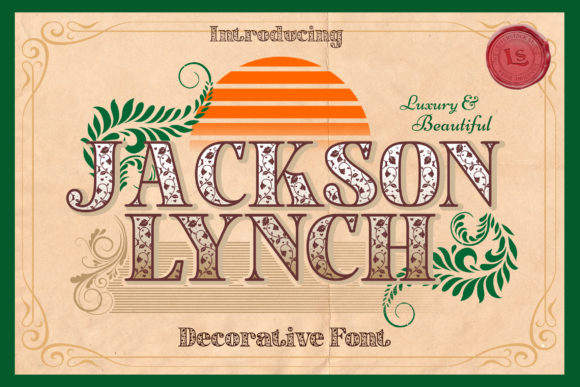 Jacksonlynch: A Premium Display Font for Crafters and Product Makers