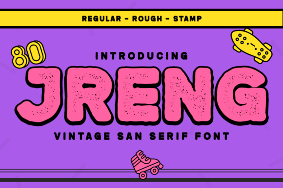 Jreng: A Bold Display Font for Standout Business Branding