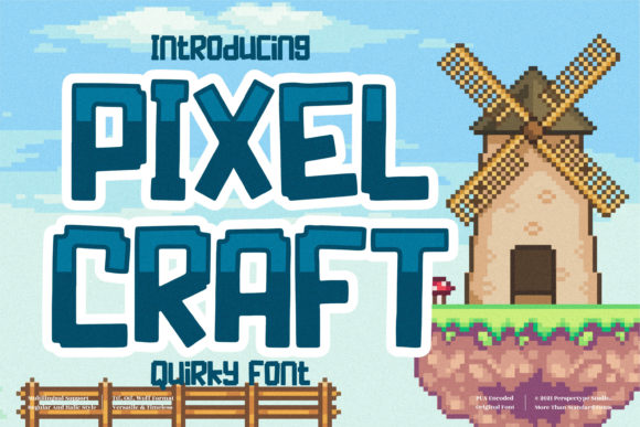 Pixel Craft: A Playful Display Font for Editorial Authenticity