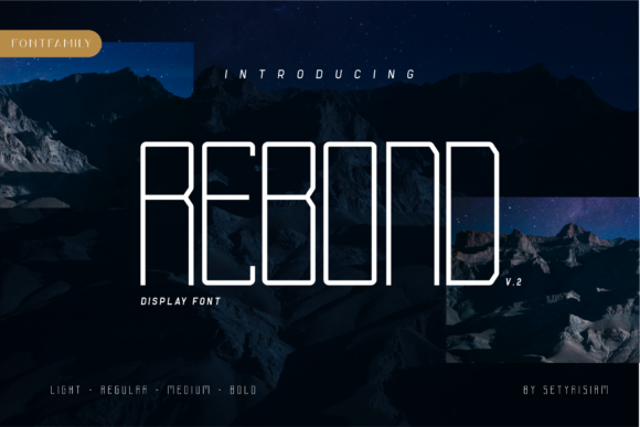 Rebond: A Distinctive Display Font for Consistent Branding