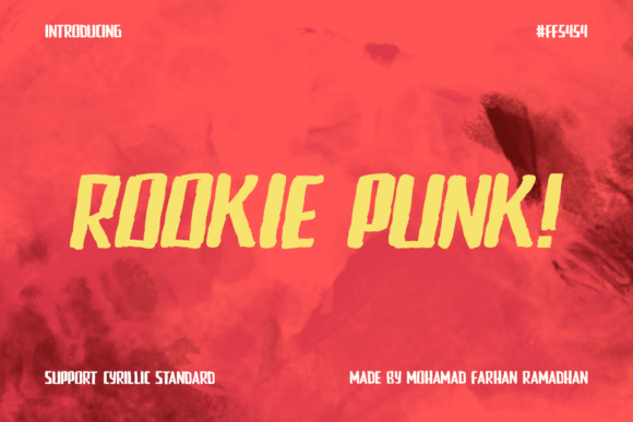 Rookie Punk: The Bold Grunge Typeface Your Project Might Need