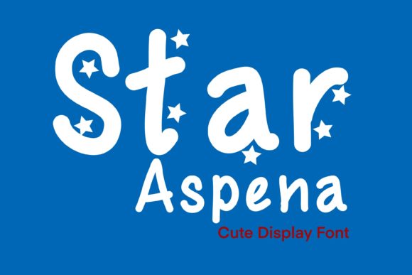 Star Aspena: A Cute Display Font for Modern Web Design