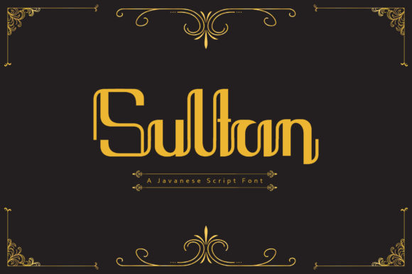 Sultan: A Display Font Built for Digital Authority