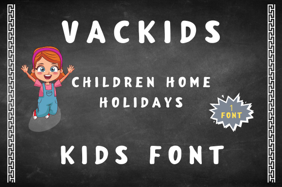 Vackids: A Cool Display Font for Modern Digital Branding
